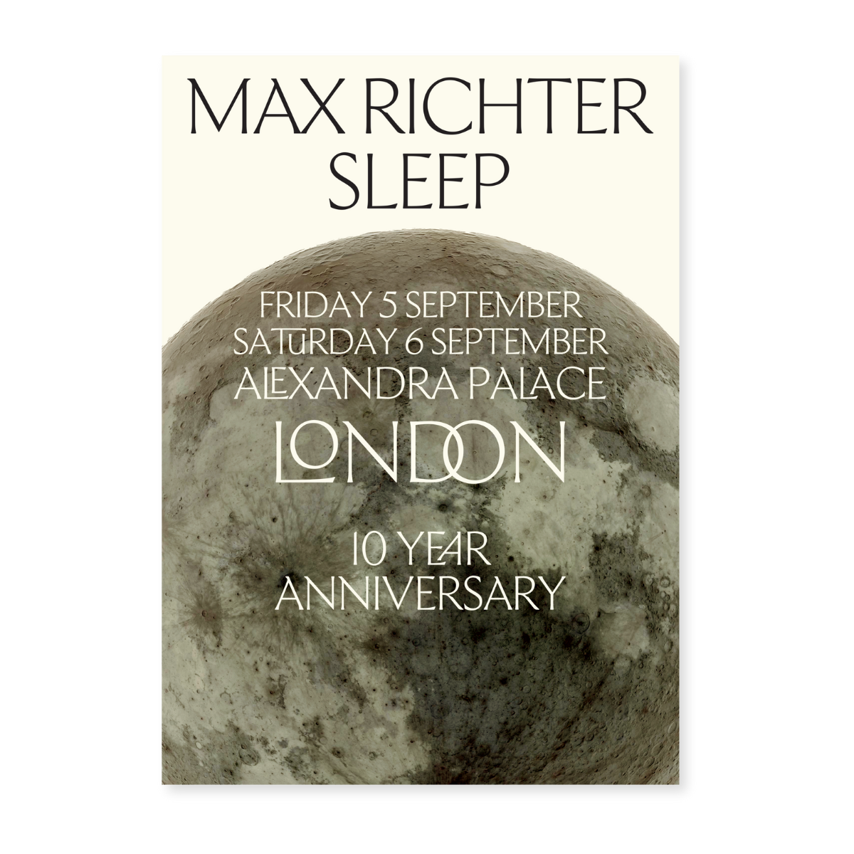 Max Richter - SLEEP – 10 Year Anniversary Poster