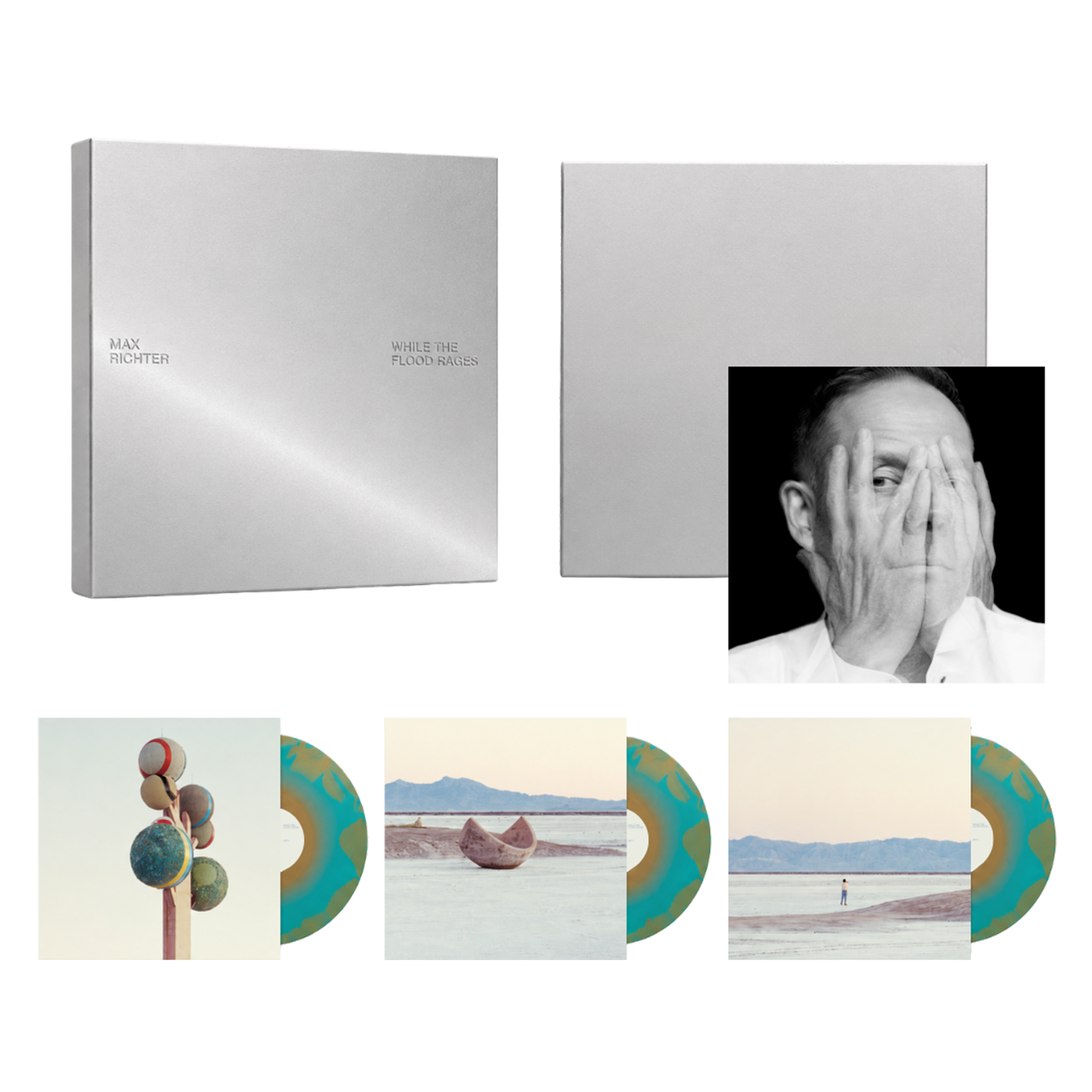 While The Flood Rages - 3LP Media Box with Colour Vinyl (Signed)